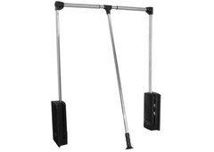 Cabideiro Extensivel Grande 18KG Preto