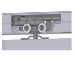 Kit Al83 - Sistema p/ Perfil Pantografico (1 Porta)